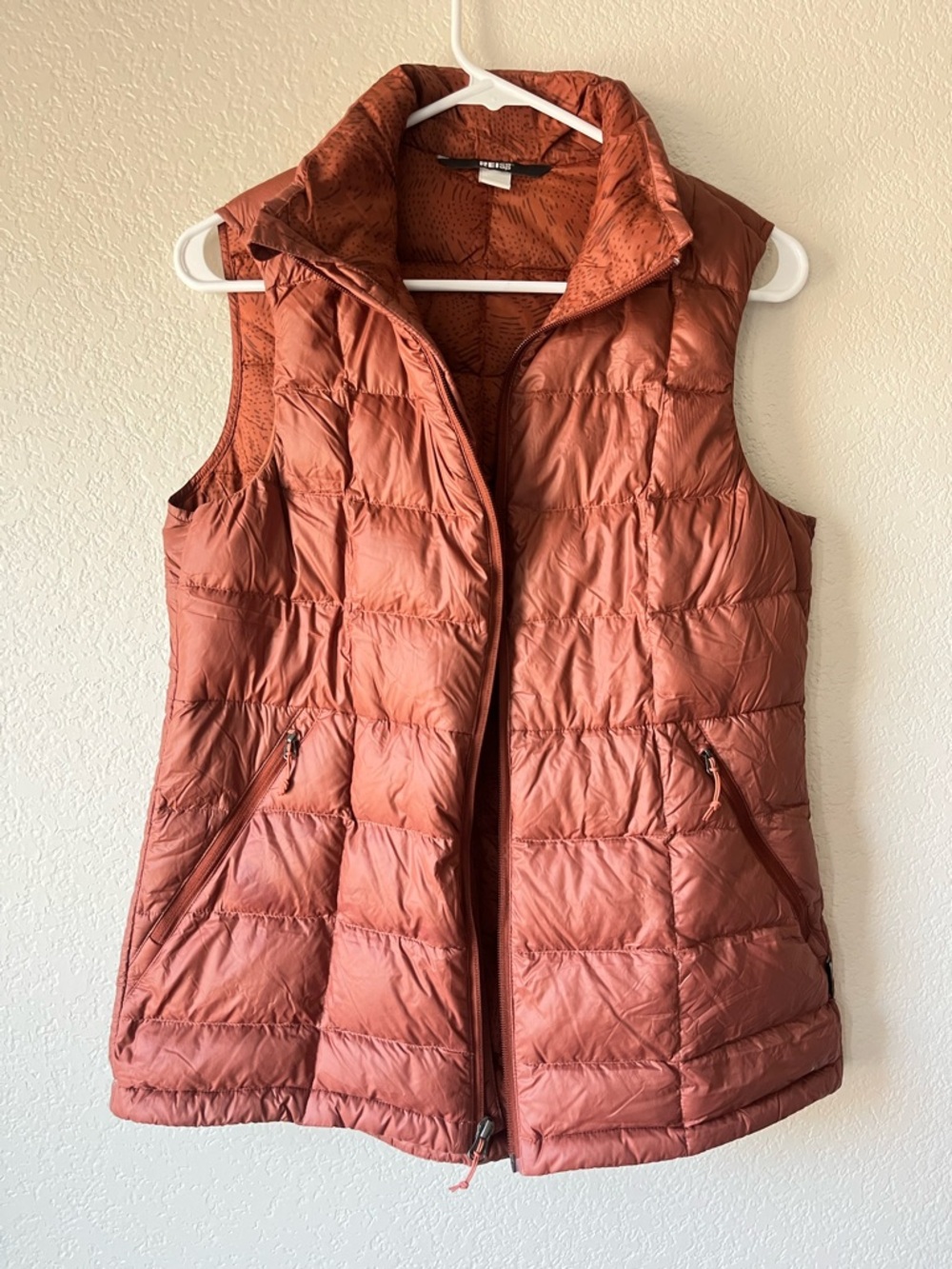 REI CoOp 650 Down Rust Quilted Puffer Vest